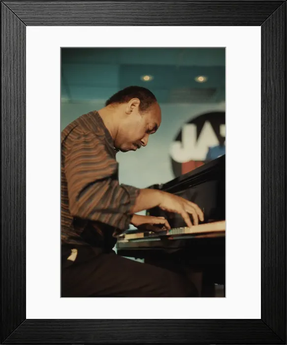Framed Print : Kenny Barron, Jazz Inn Party, Nordwijk, Netherlands, 1989. Creator: Brian Foskett Framed Print : Kenny Barron, Jazz Inn Party, Nordwijk, Netherlands, 1989. Creator: Brian Foskett