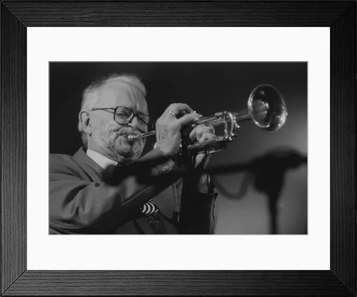 Framed Print : Humphrey Lyttelton, Brecon Jazz Festival, 1998. Creator: Brian Foskett Framed Print : Humphrey Lyttelton, Brecon Jazz Festival, 1998. Creator: Brian Foskett