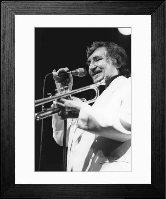 Framed Print : Kenny Ball, Southport Jazz Festival, 2001. Creator: Brian Foskett Framed Print : Kenny Ball, Southport Jazz Festival, 2001. Creator: Brian Foskett