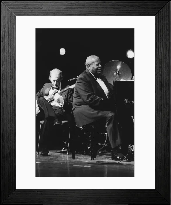 Framed Print : Oscar Peterson, North Sea Jazz Festival, Netherlands, 1995. Creator: Brian Foskett Framed Print : Oscar Peterson, North Sea Jazz Festival, Netherlands, 1995. Creator: Brian Foskett