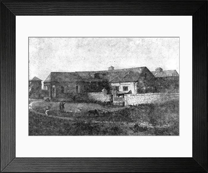 Framed Print : The Lion's Cage: the old house at Longwood, St. Helena, in which Napoleon lived and died, 1909. Creator: Unknown Framed Print : The Lion's Cage: the old house at Longwood, St. Helena, in which Napoleon lived and died, 1909. Creator: Unknown