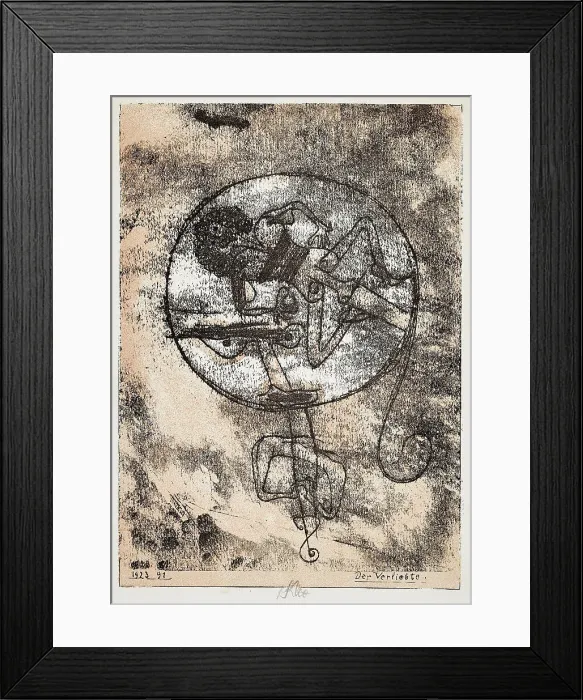 Framed Print : Der Verliebte (The Man in Love), 1923. Creator: Klee; Paul (1879-1940) Framed Print : Der Verliebte (The Man in Love), 1923. Creator: Klee; Paul (1879-1940)