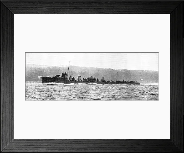 Framed Print : The newest British destroyer: H.M.S. Nubian, 1909. Creator: Unknown Framed Print : The newest British destroyer: H.M.S. Nubian, 1909. Creator: Unknown