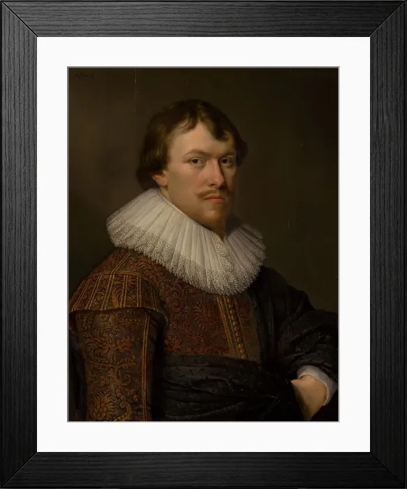 Framed Print : Portrait of Gerrit Schaep, 1628. Creator: Bailly; David (1584-1657) Framed Print : Portrait of Gerrit Schaep, 1628. Creator: Bailly; David (1584-1657)