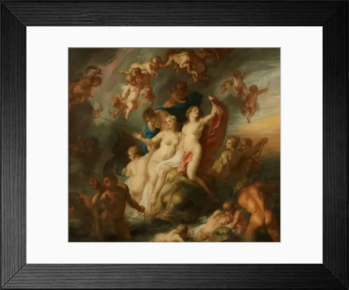 Framed Print : Triumph of Galatea, 1659. Creator: Thulden; Theodoor; van (1606-1669) Framed Print : Triumph of Galatea, 1659. Creator: Thulden; Theodoor; van (1606-1669)