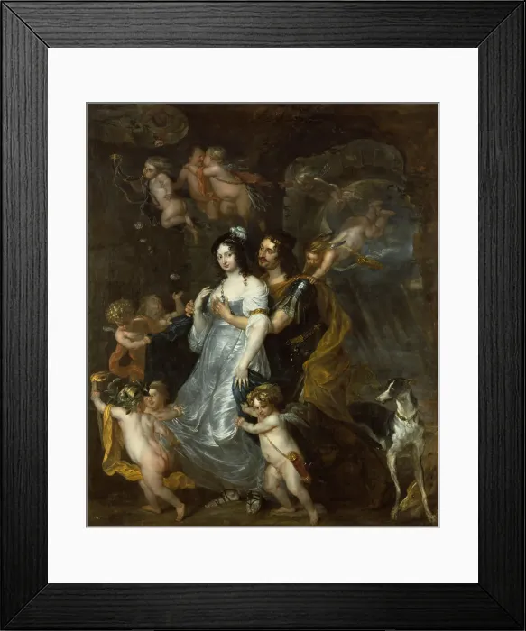 Framed Print : Dido and Aeneas in the cave, 1646. Creator: Bosschaert; Thomas Willeboirts (1613-1654) Framed Print : Dido and Aeneas in the cave, 1646. Creator: Bosschaert; Thomas Willeboirts (1613-1654)