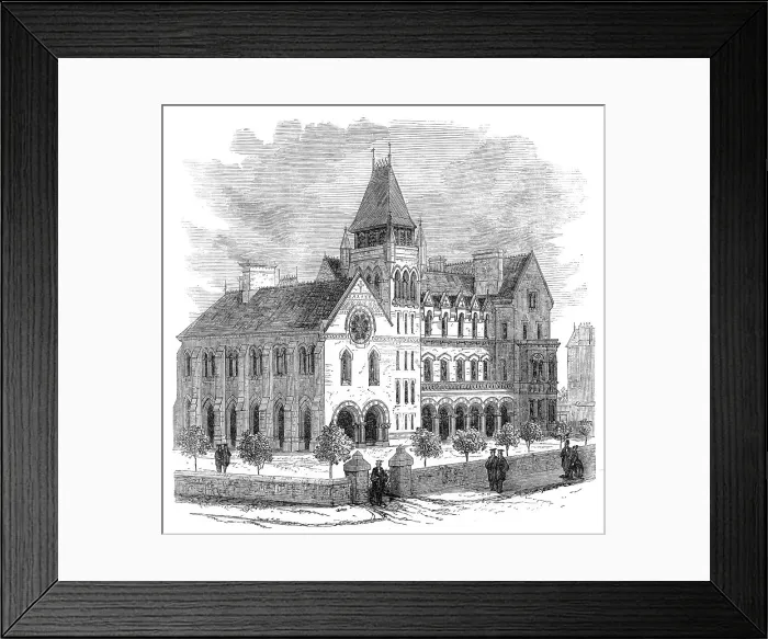 Framed Print : Sir William Turner's Grammar School, Coatham, Redcar, 1870. Creator: Unknown Framed Print : Sir William Turner's Grammar School, Coatham, Redcar, 1870. Creator: Unknown