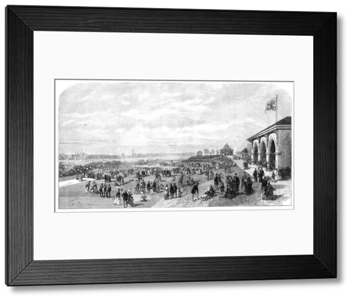 Framed Print : Opening of Stanley Park, Liverpool, 1870. Creator: Unknown Framed Print : Opening of Stanley Park, Liverpool, 1870. Creator: Unknown
