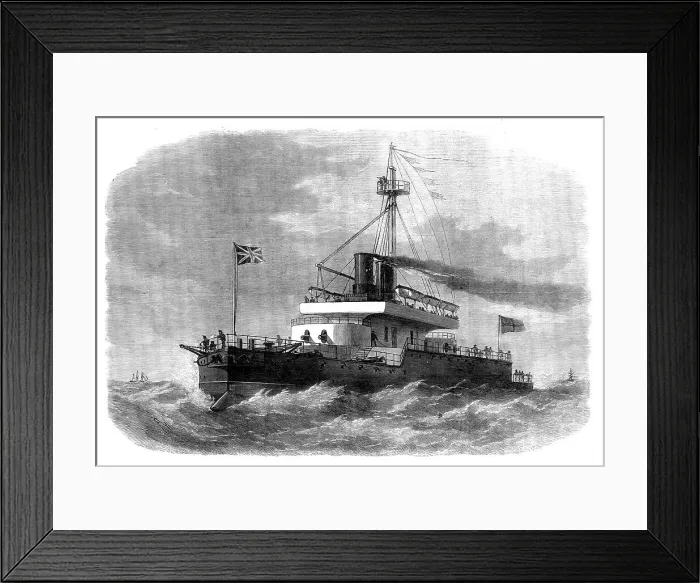 Framed Print : Our Ironclad Fleet: H.M.S. Devastation, 1871. Creator: Unknown Framed Print : Our Ironclad Fleet: H.M.S. Devastation, 1871. Creator: Unknown