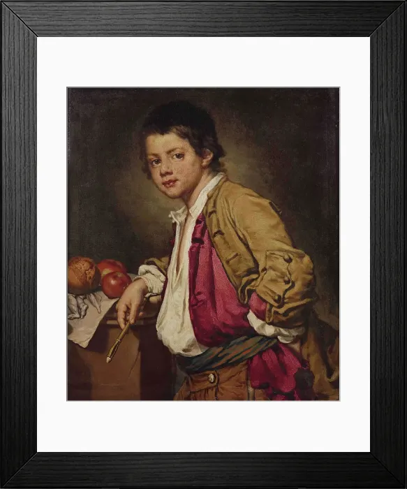 Framed Print : Ritratto di giovane pittore (Portrait of a young painter), c1732. Creator: Fra Galgario (Giuseppe Vittore Ghislandi) (1655-1743) Framed Print : Ritratto di giovane pittore (Portrait of a young painter), c1732. Creator: Fra Galgario (Giuseppe Vittore Ghislandi) (1655-1743)