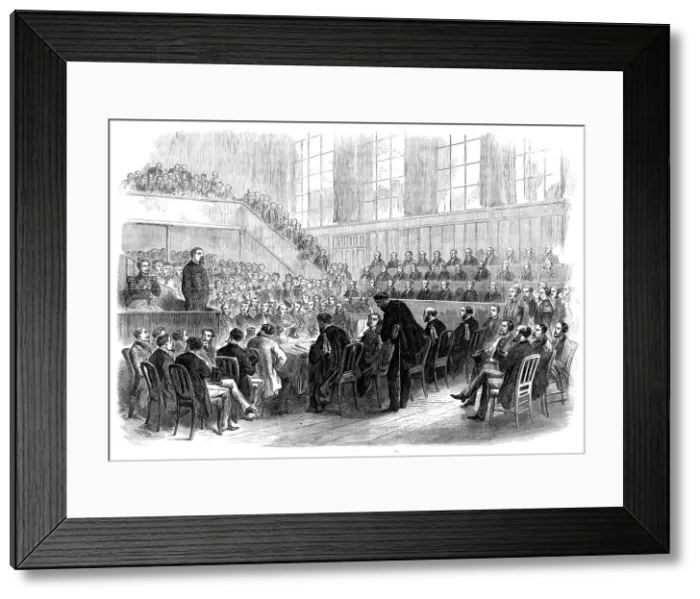 Framed Print : Trial of Prince Pierre Bonaparte at Tours, 1870. Creator: Unknown Framed Print : Trial of Prince Pierre Bonaparte at Tours, 1870. Creator: Unknown
