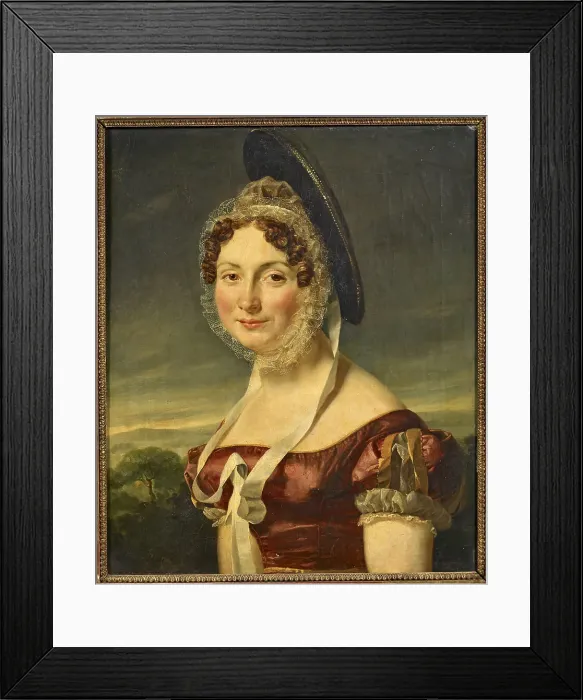 Framed Print : Portrait of the opera singer Marie-Julie Halligner (1786-1850), c1825. Creator: Rouget; Georges (1783-1869) Framed Print : Portrait of the opera singer Marie-Julie Halligner (1786-1850), c1825. Creator: Rouget; Georges (1783-1869)