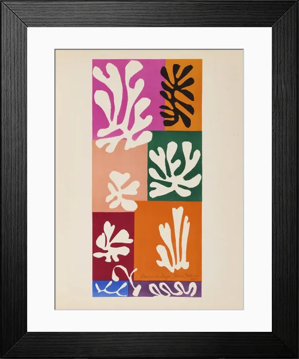 Framed Print : Fleurs de neige, 1951. Creator: Matisse; Henri (1869-1954) Framed Print : Fleurs de neige, 1951. Creator: Matisse; Henri (1869-1954)
