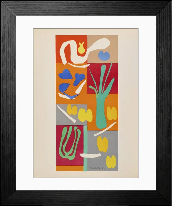 Framed Print : Végétaux, 1958. Creator: Matisse; Henri (1869-1954) Framed Print : Végétaux, 1958. Creator: Matisse; Henri (1869-1954)
