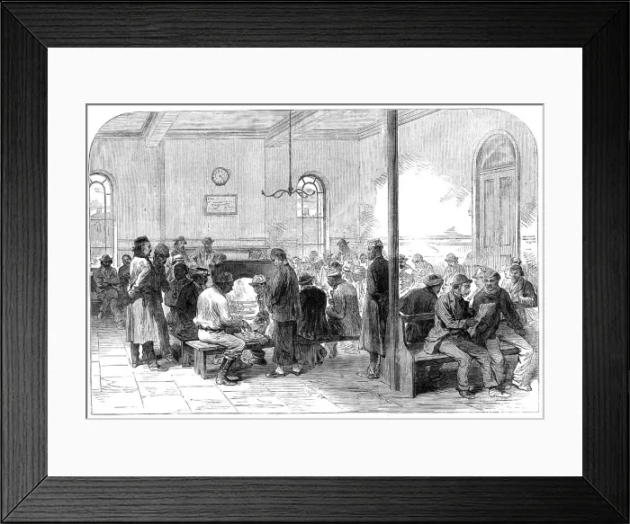 Framed Print : The Strangers Home, West India Dock-Road, Limehouse, 1870. Creator: Unknown Framed Print : The Strangers Home, West India Dock-Road, Limehouse, 1870. Creator: Unknown