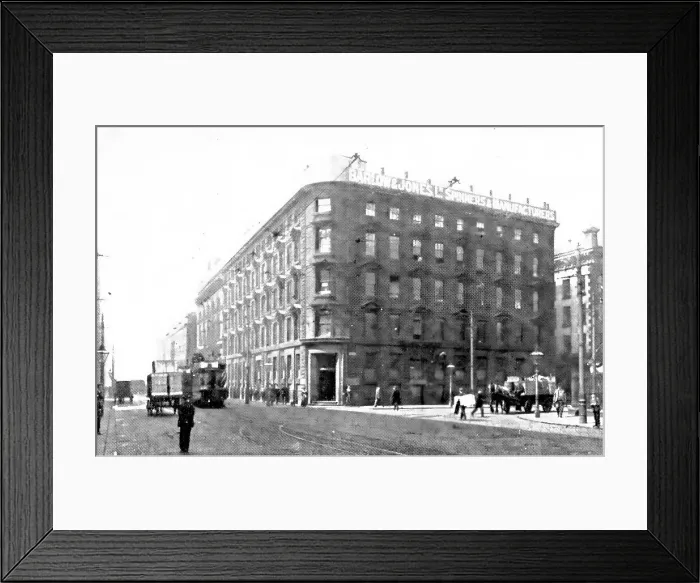 Framed Print : The complete cotton-manufacturer: Messrs. Barlow and Jones Manchester premises, 1909. Creator: Banks Framed Print : The complete cotton-manufacturer: Messrs. Barlow and Jones Manchester premises, 1909. Creator: Banks