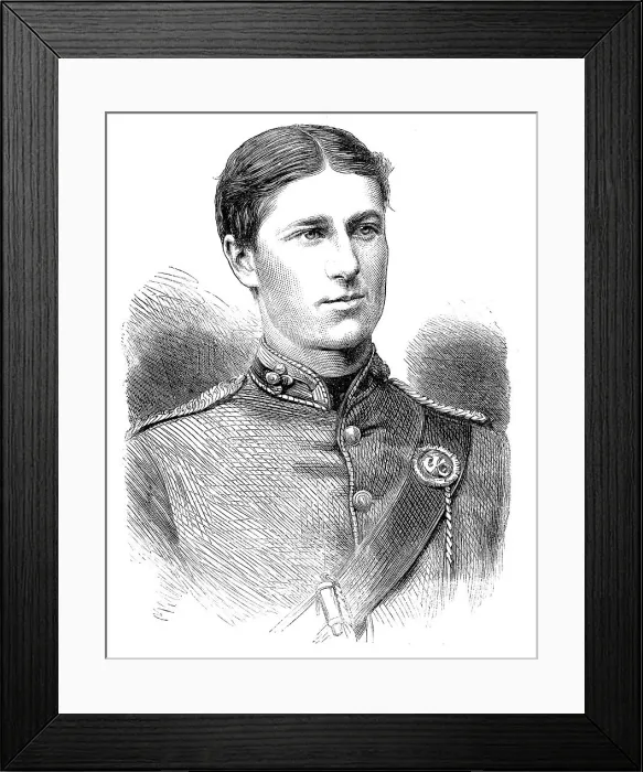 Framed Print : Ensign Humphry, Cambridge University Rifle Corps, winner of the Queen's Prize at Wimbledon, 1871. Creator: Unknown Framed Print : Ensign Humphry, Cambridge University Rifle Corps, winner of the Queen's Prize at Wimbledon, 1871. Creator: Unknown
