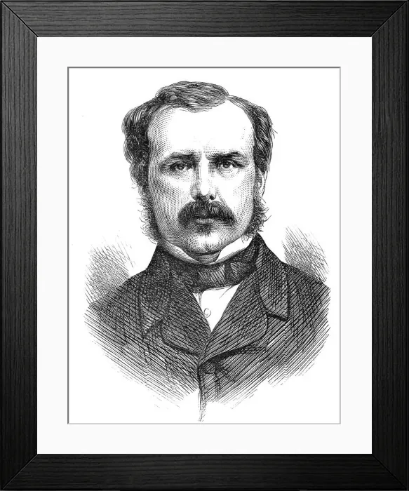 Framed Print : The new French ministry: Marquis de Talhouet (Public Works), 1870. Creator: Unknown Framed Print : The new French ministry: Marquis de Talhouet (Public Works), 1870. Creator: Unknown