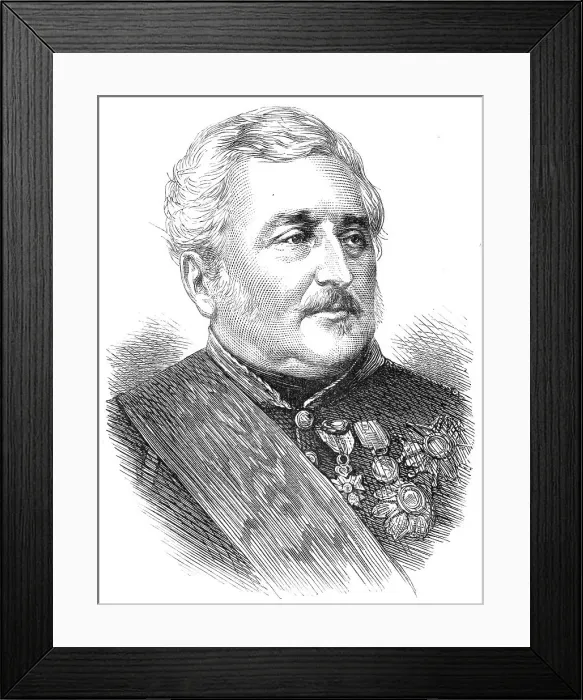 Framed Print : The new French ministry: Marshal Vaillant (Imperial Household), 1870. Creator: Unknown Framed Print : The new French ministry: Marshal Vaillant (Imperial Household), 1870. Creator: Unknown