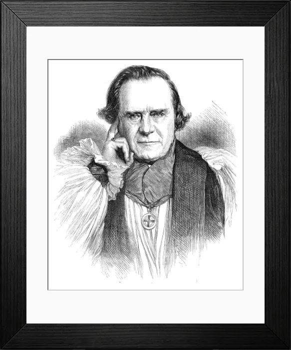 Framed Print : The Right Rev. Samuel Wilberforce, D.D. Bishop of Winchester, 1870. Creator: Unknown Framed Print : The Right Rev. Samuel Wilberforce, D.D. Bishop of Winchester, 1870. Creator: Unknown