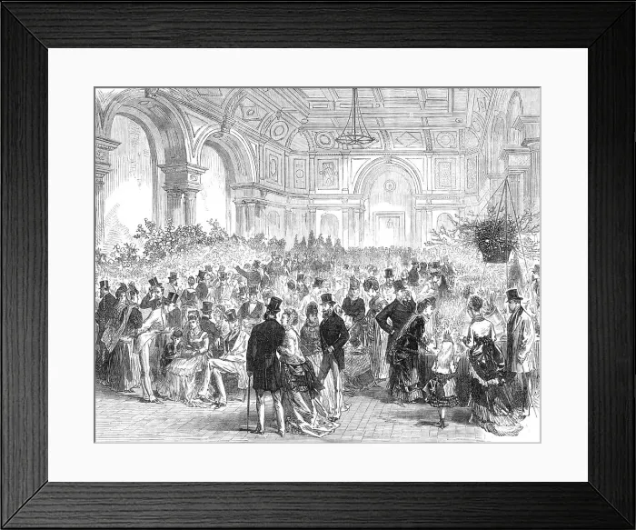 Framed Print : The Royal Horticultural Society's exhibition of Spring flowers, 1870. Creator: Unknown Framed Print : The Royal Horticultural Society's exhibition of Spring flowers, 1870. Creator: Unknown