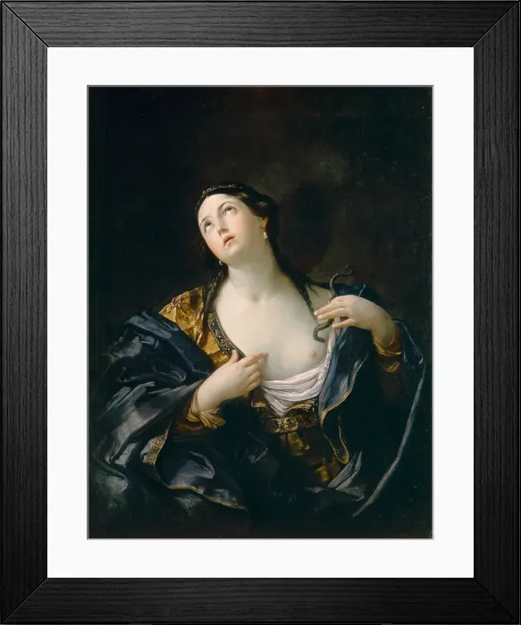 Framed Print : The Death of Cleopatra, c1625. Creator: Reni; Guido (1575-1642) Framed Print : The Death of Cleopatra, c1625. Creator: Reni; Guido (1575-1642)