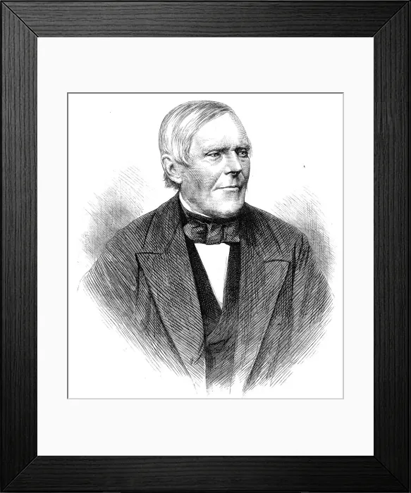 Framed Print : The late Mr. Charles Green, the Aeronaut, 1870. Creator: Unknown Framed Print : The late Mr. Charles Green, the Aeronaut, 1870. Creator: Unknown