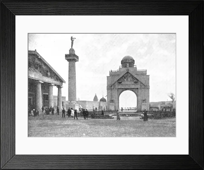 Framed Print : The White City on the Seashore: the Danish National Exhibition - Hall of Industry, 1909. Creator: Hermansen Framed Print : The White City on the Seashore: the Danish National Exhibition - Hall of Industry, 1909. Creator: Hermansen