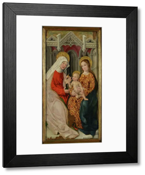 Framed Print : The Virgin and Child with Saint Anne, 1480-1485. Creator: Lonhy; Antoine de (active 1446-1490) Framed Print : The Virgin and Child with Saint Anne, 1480-1485. Creator: Lonhy; Antoine de (active 1446-1490)