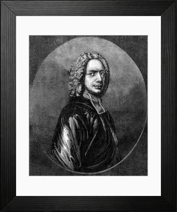 Framed Print : Isaac Watts, the National Portrait Gallery, 1871. Creator: Unknown Framed Print : Isaac Watts, the National Portrait Gallery, 1871. Creator: Unknown