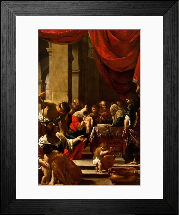 Framed Print : The circumcision, 1622. Creator: Vouet; Simon (1590-1649) Framed Print : The circumcision, 1622. Creator: Vouet; Simon (1590-1649)