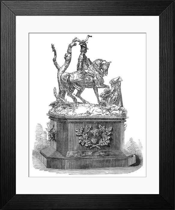 Framed Print : Prize Plate for the Northampton Races, 1870. Creator: Unknown Framed Print : Prize Plate for the Northampton Races, 1870. Creator: Unknown