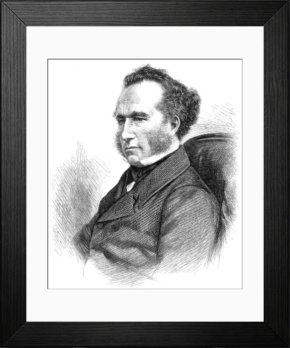 Framed Print : The late Mr. Tidd Pratt, 1870. Creator: Unknown