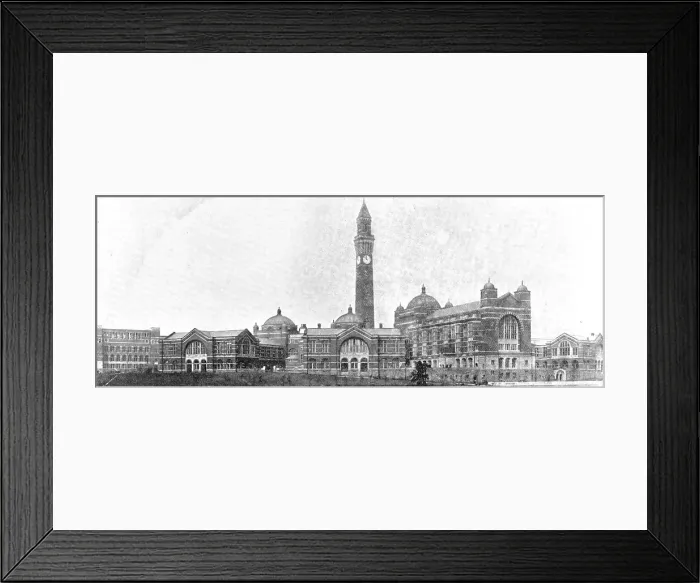 Framed Print : The University of Birmingham, the new buildings of which were opened by the King... 1909. Creator: Henry Joseph Whitlock Framed Print : The University of Birmingham, the new buildings of which were opened by the King... 1909. Creator: Henry Joseph Whitlock