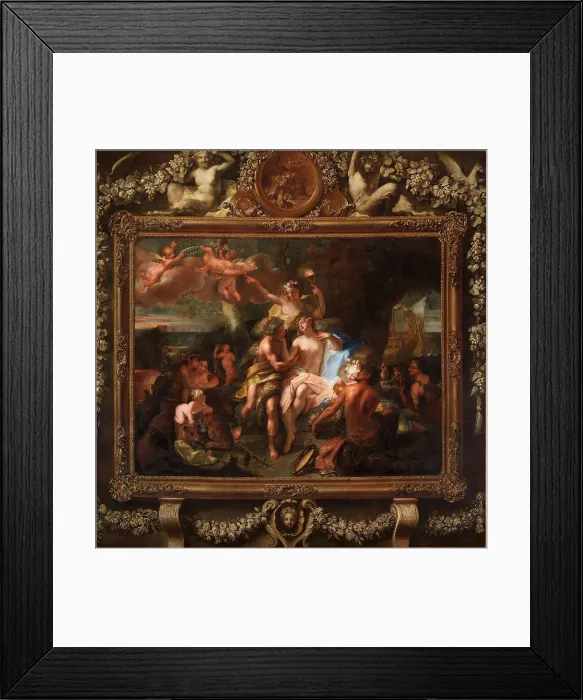 Framed Print : Bacchus and Ariadne, 1708-1710. Creator: Raoux; Jean (1677-1734) Framed Print : Bacchus and Ariadne, 1708-1710. Creator: Raoux; Jean (1677-1734)