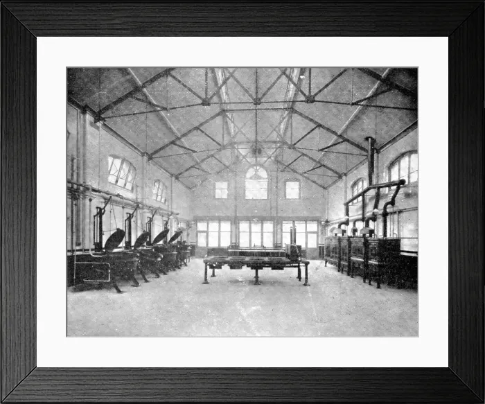 Framed Print : Feeding the Invalid, The Nurse, And The Doctor: Kitchen, Royal Infirmary, Manchester, 1909. Creator: Unknown Framed Print : Feeding the Invalid, The Nurse, And The Doctor: Kitchen, Royal Infirmary, Manchester, 1909. Creator: Unknown