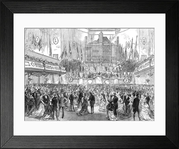 Framed Print : The Mayor's Ball at Nottingham, 1870. Creator: Unknown Framed Print : The Mayor's Ball at Nottingham, 1870. Creator: Unknown