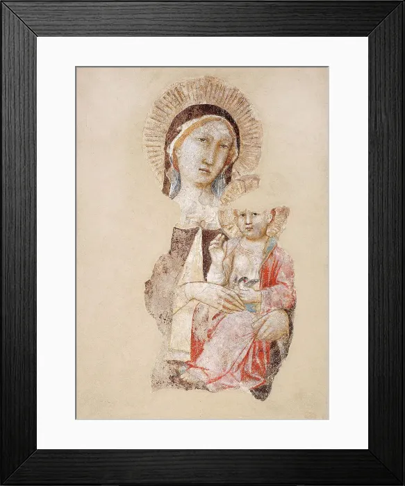 Framed Print : Madonna with Child, 1392-1395. Creator: Gaddi; Agnolo (1350-1396) Framed Print : Madonna with Child, 1392-1395. Creator: Gaddi; Agnolo (1350-1396)