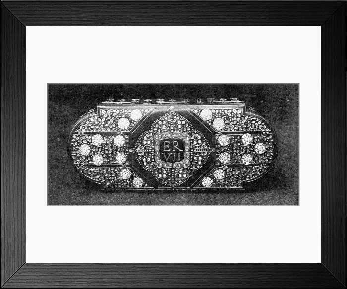 Framed Print : The case of the key presented to the King at the opening of the Victoria and Albert Museum, 1909. Creator: Unknown Framed Print : The case of the key presented to the King at the opening of the Victoria and Albert Museum, 1909. Creator: Unknown