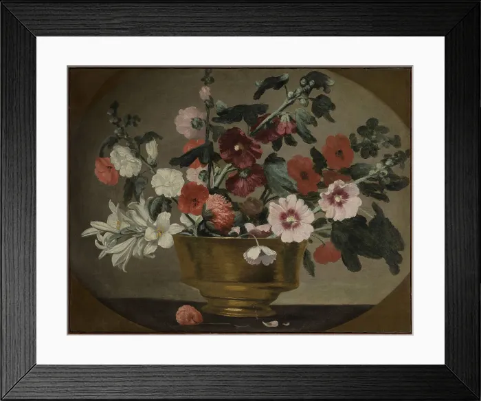 Framed Print : Catino con fiori, c1635-1640. Creator: Strozzi; Bernardo (1581-1644) Framed Print : Catino con fiori, c1635-1640. Creator: Strozzi; Bernardo (1581-1644)