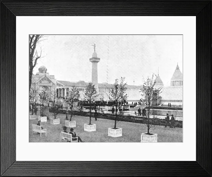 Framed Print : The White City on the Seashore: the Danish National Exhibition - grounds... 1909. Creator: Hermansen Framed Print : The White City on the Seashore: the Danish National Exhibition - grounds... 1909. Creator: Hermansen