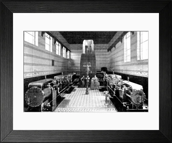 Framed Print : The centenary mill engine, 1909. Creator: Unknown Framed Print : The centenary mill engine, 1909. Creator: Unknown