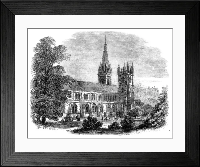 Framed Print : Royal Archaeological Institute: Llandaff Cathedral, 1871. Creator: Unknown Framed Print : Royal Archaeological Institute: Llandaff Cathedral, 1871. Creator: Unknown