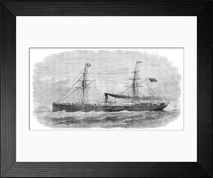 Framed Print : The Sin Nanzing, new China clipper, 1870. Creator: Unknown Framed Print : The Sin Nanzing, new China clipper, 1870. Creator: Unknown