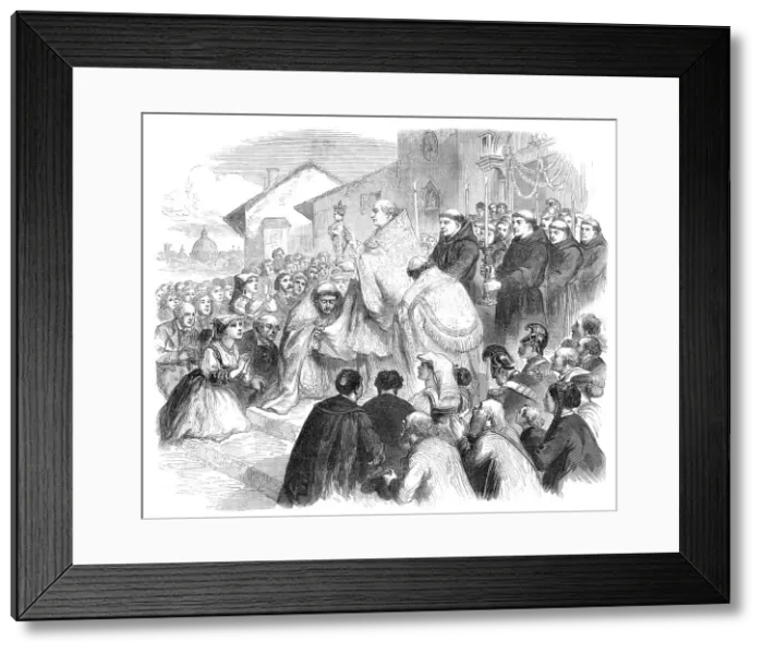 Framed Print : The Bambino of the Ara Coeli, at Rome, 1870. Creator: Unknown Framed Print : The Bambino of the Ara Coeli, at Rome, 1870. Creator: Unknown