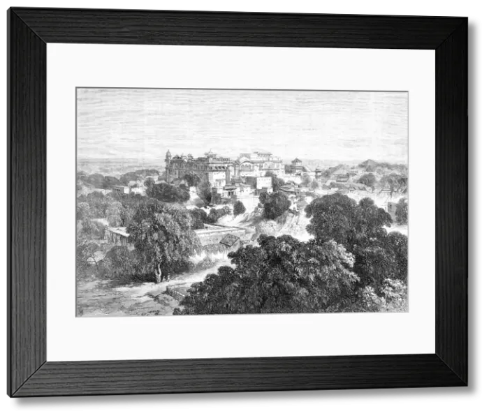 Framed Print : The Old Palace at Bhurtpore, India, 1870. Creator: Unknown Framed Print : The Old Palace at Bhurtpore, India, 1870. Creator: Unknown