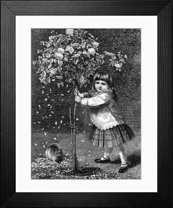 Framed Print : The Playmates, by J. Hayllar, 1870. Creator: Robert Loudan Framed Print : The Playmates, by J. Hayllar, 1870. Creator: Robert Loudan