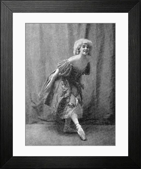 Framed Print : Mlle. Tamara Karsavina, of the Russian Imperial Ballet, appearing at the London Coliseum, 1909. Creator: Bert Framed Print : Mlle. Tamara Karsavina, of the Russian Imperial Ballet, appearing at the London Coliseum, 1909. Creator: Bert