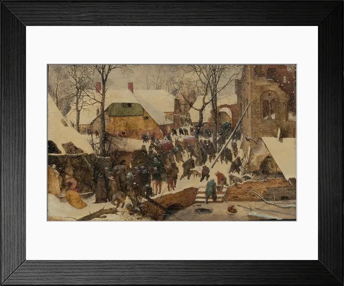 Framed Print : The Adoration of the Magi in the Snow, 1563. Creator: Bruegel (Brueghel); Pieter; the Elder (ca 1525-1569) Framed Print : The Adoration of the Magi in the Snow, 1563. Creator: Bruegel (Brueghel); Pieter; the Elder (ca 1525-1569)
