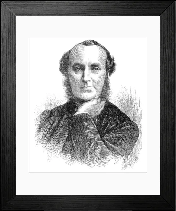 Framed Print : James Sant, Esq. R.A. 1870. Creator: Unknown Framed Print : James Sant, Esq. R.A. 1870. Creator: Unknown